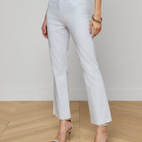 L'AGENCE - Kendra Coated Cropped Flare Jean