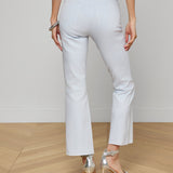 L'AGENCE - Kendra Coated Cropped Flare Jean
