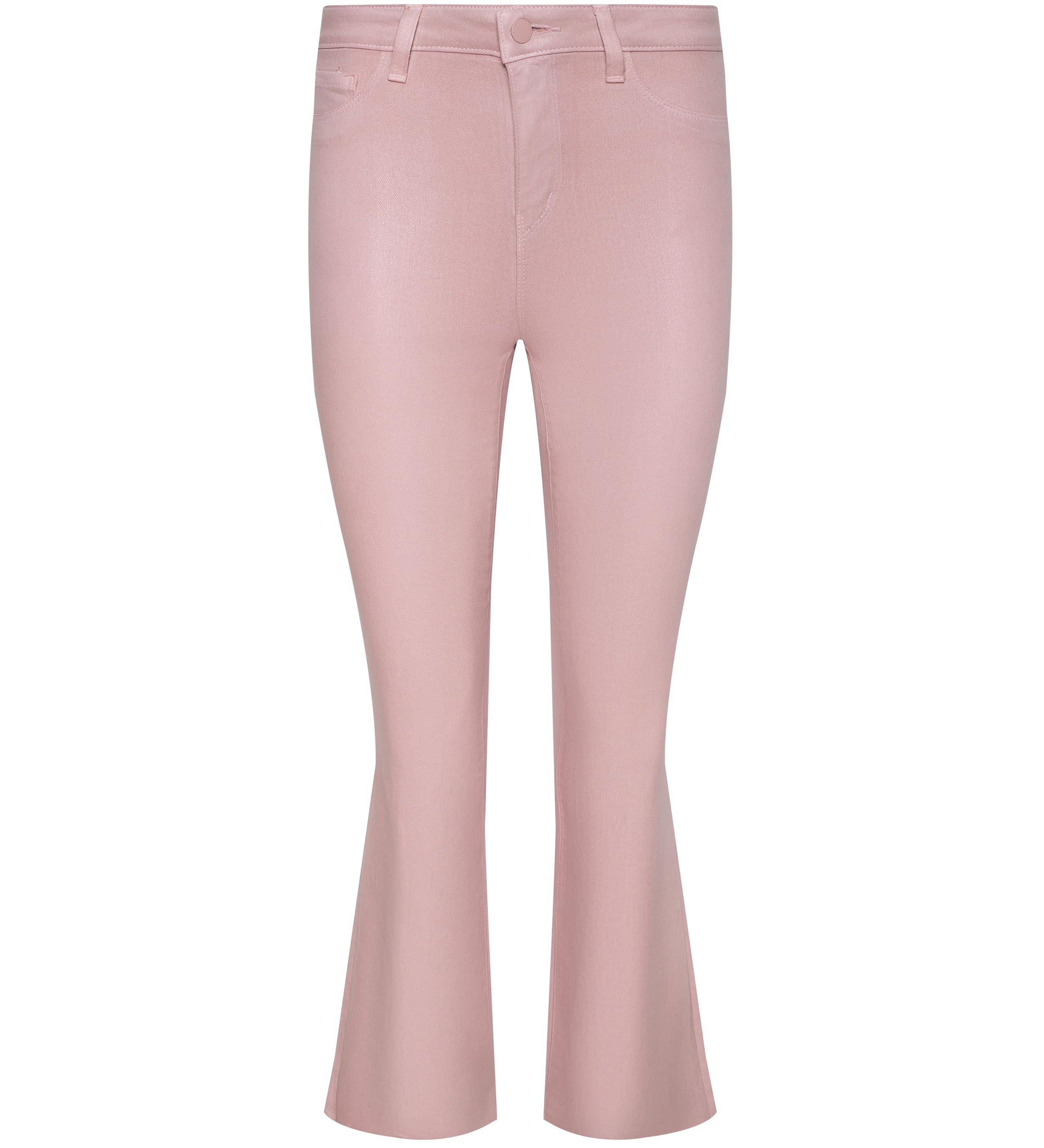 L'AGENCE - Kendra Coated Cropped Flare Jean