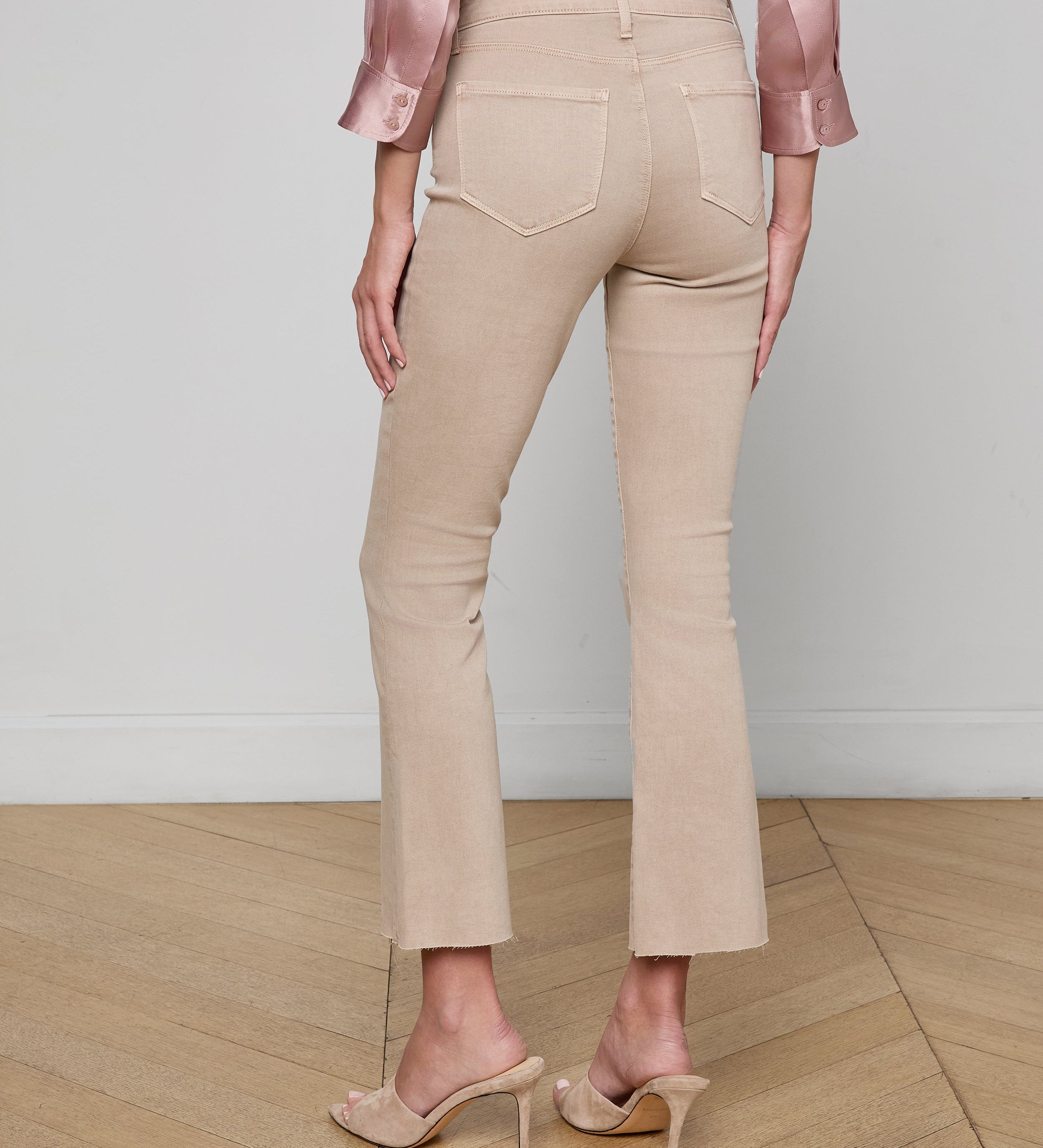 L'AGENCE - Kendra Cropped Flare Jean