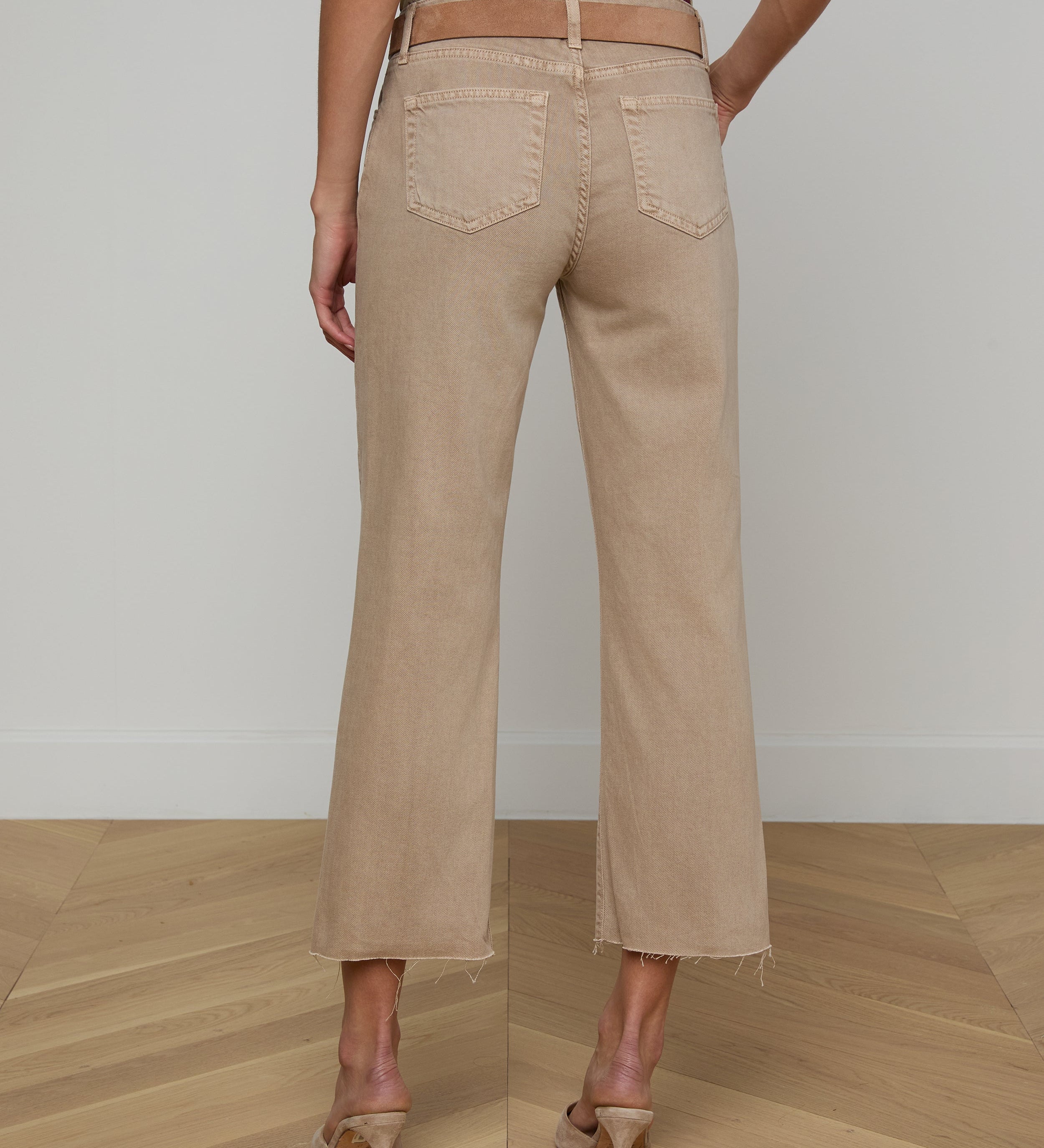 L'AGENCE - Wanda Cropped Wide - Leg Jean