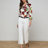 L'AGENCE - Wanda Cropped Wide - Leg Jean