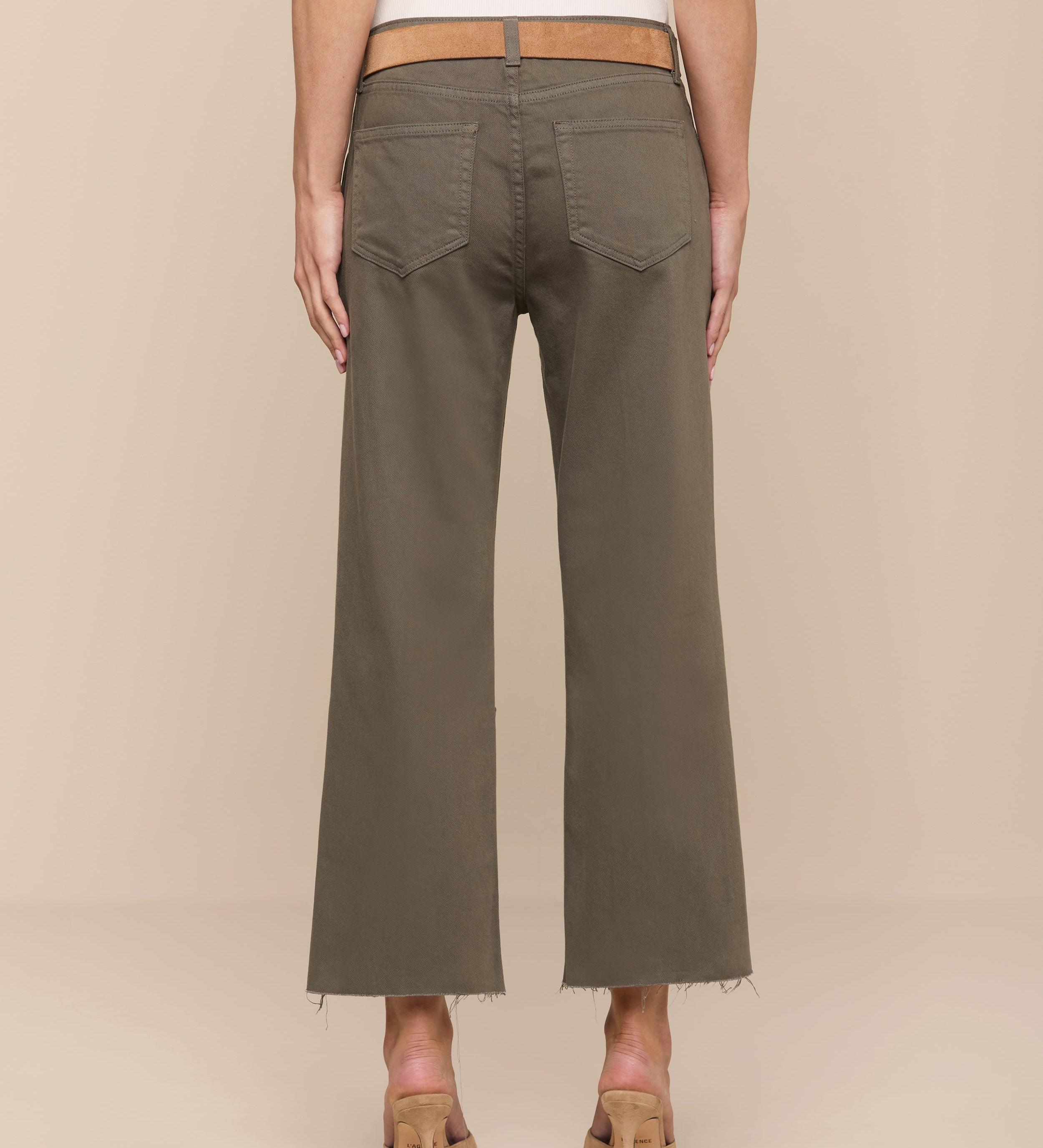 L'AGENCE - Wanda Cropped Wide - Leg Jean