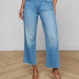 L'AGENCE - Wanda Cropped Wide - Leg Jean