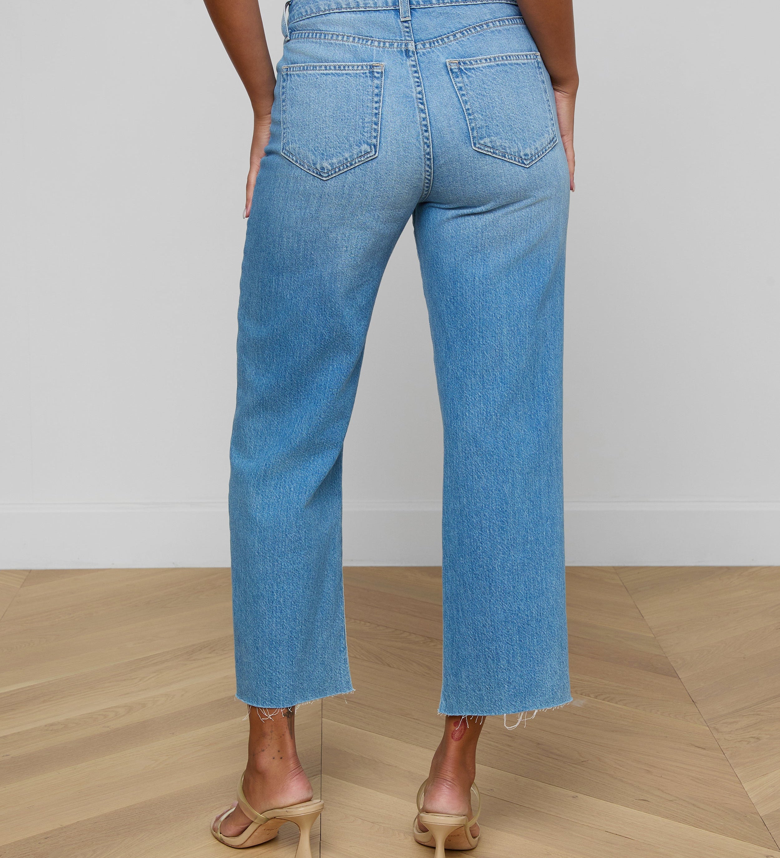 L'AGENCE - Wanda Cropped Wide - Leg Jean