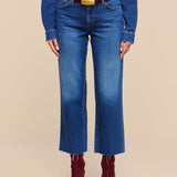L'AGENCE - Wanda Cropped Wide - Leg Jean