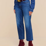 L'AGENCE - Wanda Cropped Wide - Leg Jean