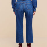 L'AGENCE - Wanda Cropped Wide - Leg Jean