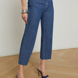 L'AGENCE - Wanda Cropped Wide-Leg Jean