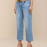 L'AGENCE - Wanda Cropped Wide - Leg Jean