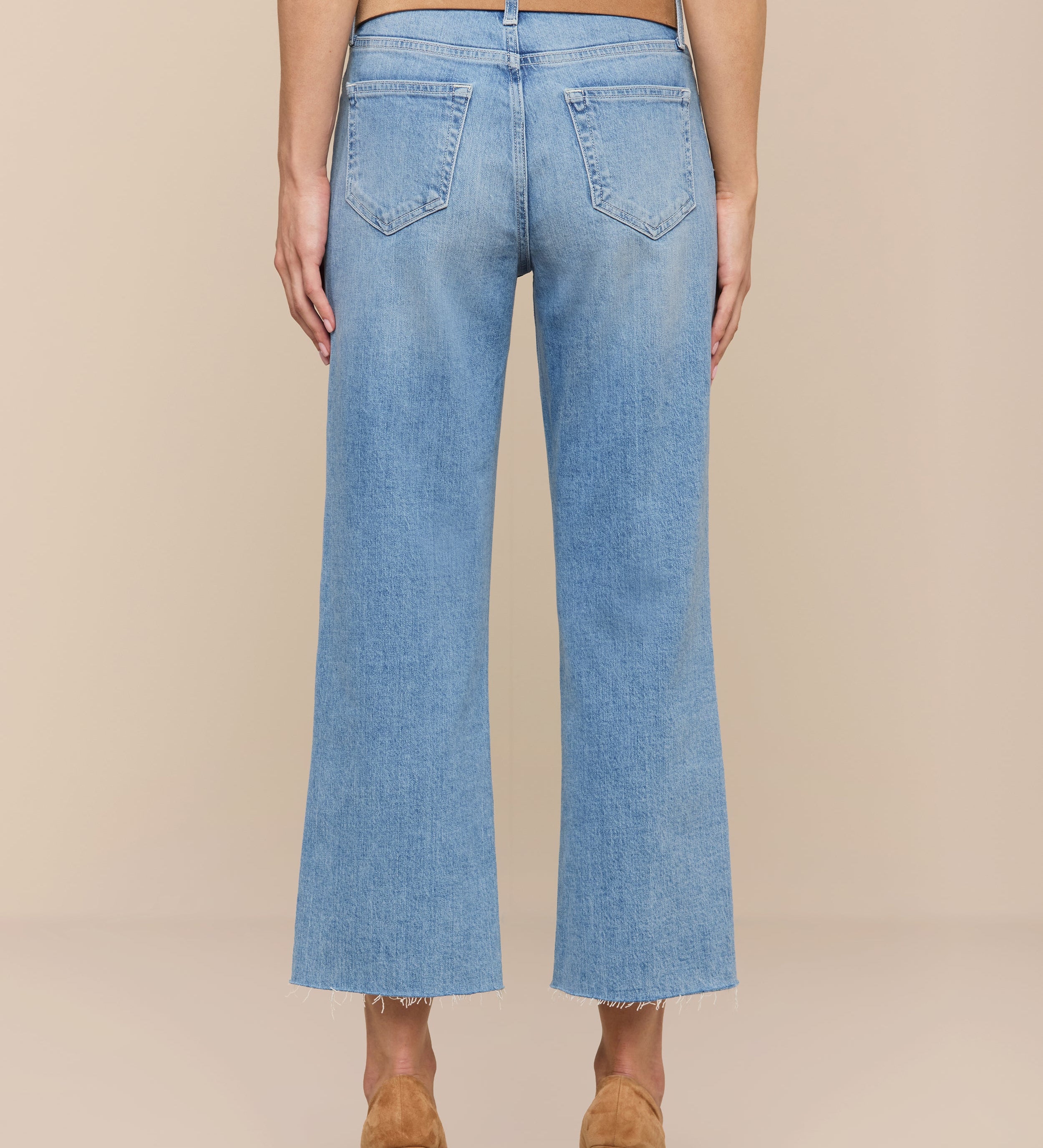 L'AGENCE - Wanda Cropped Wide - Leg Jean