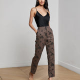 L'AGENCE - Rebel Flocked Trouser