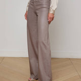 L'AGENCE - Clayton Coated Wide-Leg Jean
