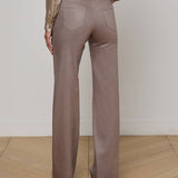 L'AGENCE - Clayton Coated Wide-Leg Jean
