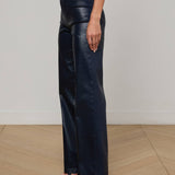 L'AGENCE - Clayton Coated Wide - Leg Jean