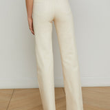 L'AGENCE - Clayton Coated Wide-Leg Jean