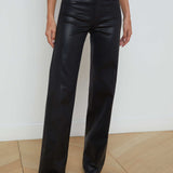 L'AGENCE - Clayton Coated Wide - Leg Jean