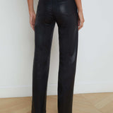 L'AGENCE - Clayton Coated Wide - Leg Jean