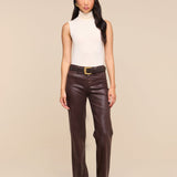 L'AGENCE - Clayton Coated Wide - Leg Jean