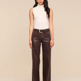 L'AGENCE - Clayton Coated Wide - Leg Jean