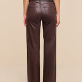 L'AGENCE - Clayton Coated Wide - Leg Jean