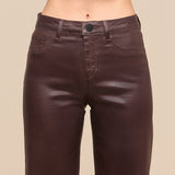 L'AGENCE - Clayton Coated Wide - Leg Jean