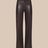 L'AGENCE - Clayton Coated Wide - Leg Jean