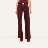 L'AGENCE - Clayton Coated Wide - Leg Jean