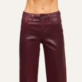 L'AGENCE - Clayton Coated Wide - Leg Jean
