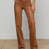L'AGENCE - Clayton Coated Wide-Leg Jean