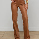 L'AGENCE - Clayton Coated Wide - Leg Jean