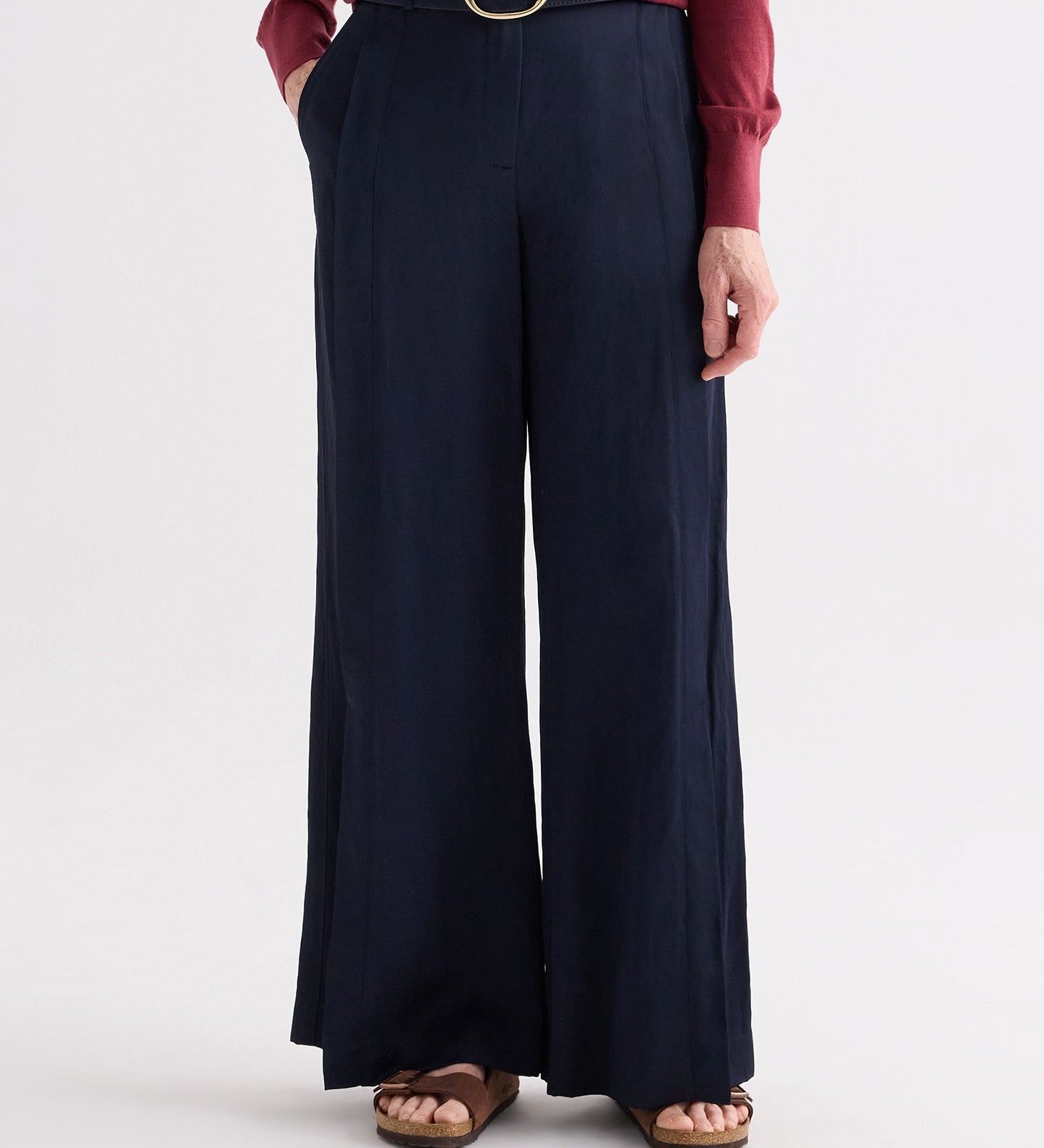 TWP - Taite Pant in Coated Viscose Linen