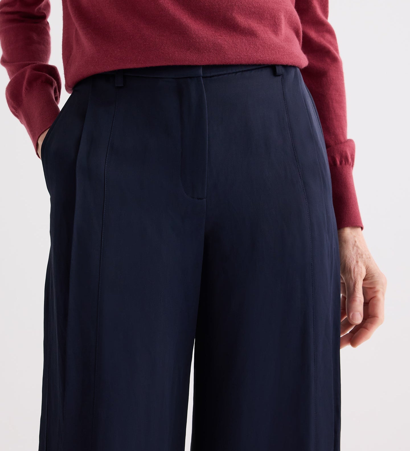 TWP - Taite Pant in Coated Viscose Linen