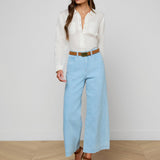 L'AGENCE - Houston Cropped Wide - Leg Jean