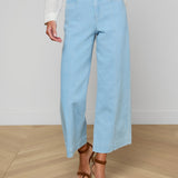 L'AGENCE - Houston Cropped Wide - Leg Jean