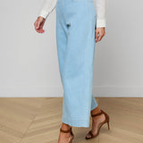 L'AGENCE - Houston Cropped Wide - Leg Jean
