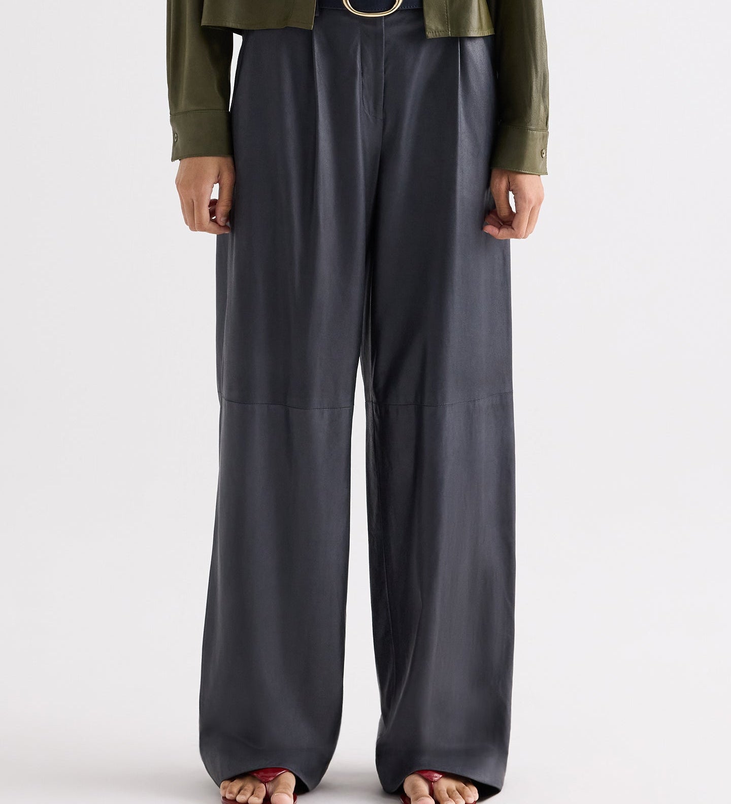 TWP - Hudson St Pant in Paper Suede