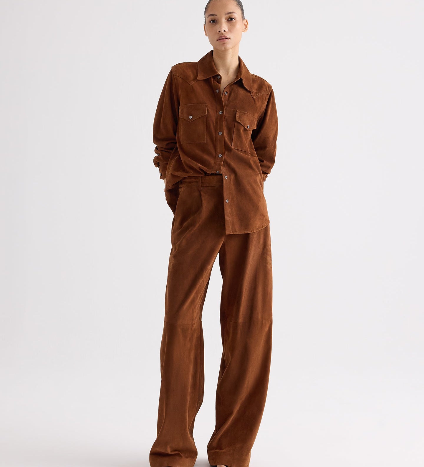 TWP - Hudson St Pant in Featherweight Suede