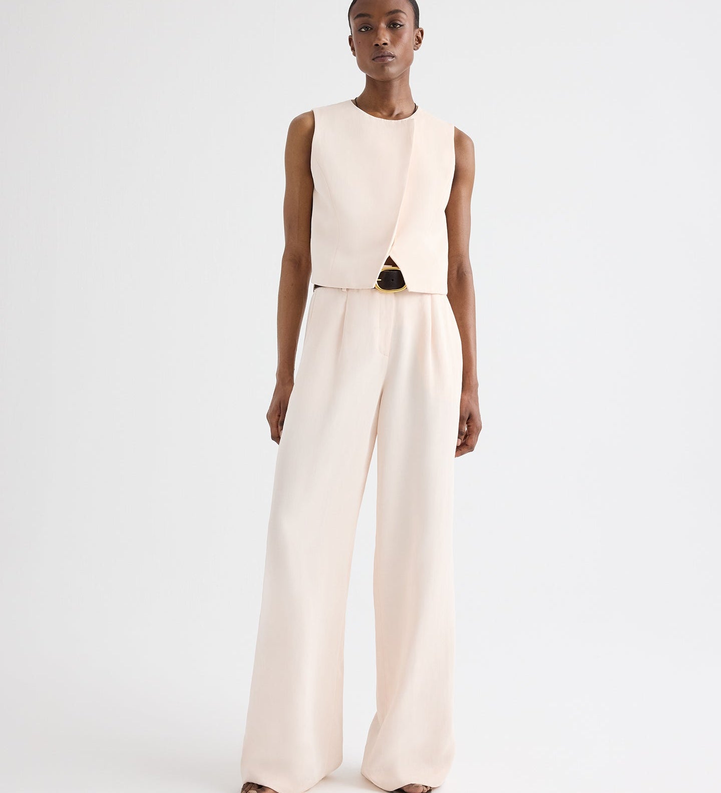 TWP - Hudson St Pant in Coated Viscose Linen