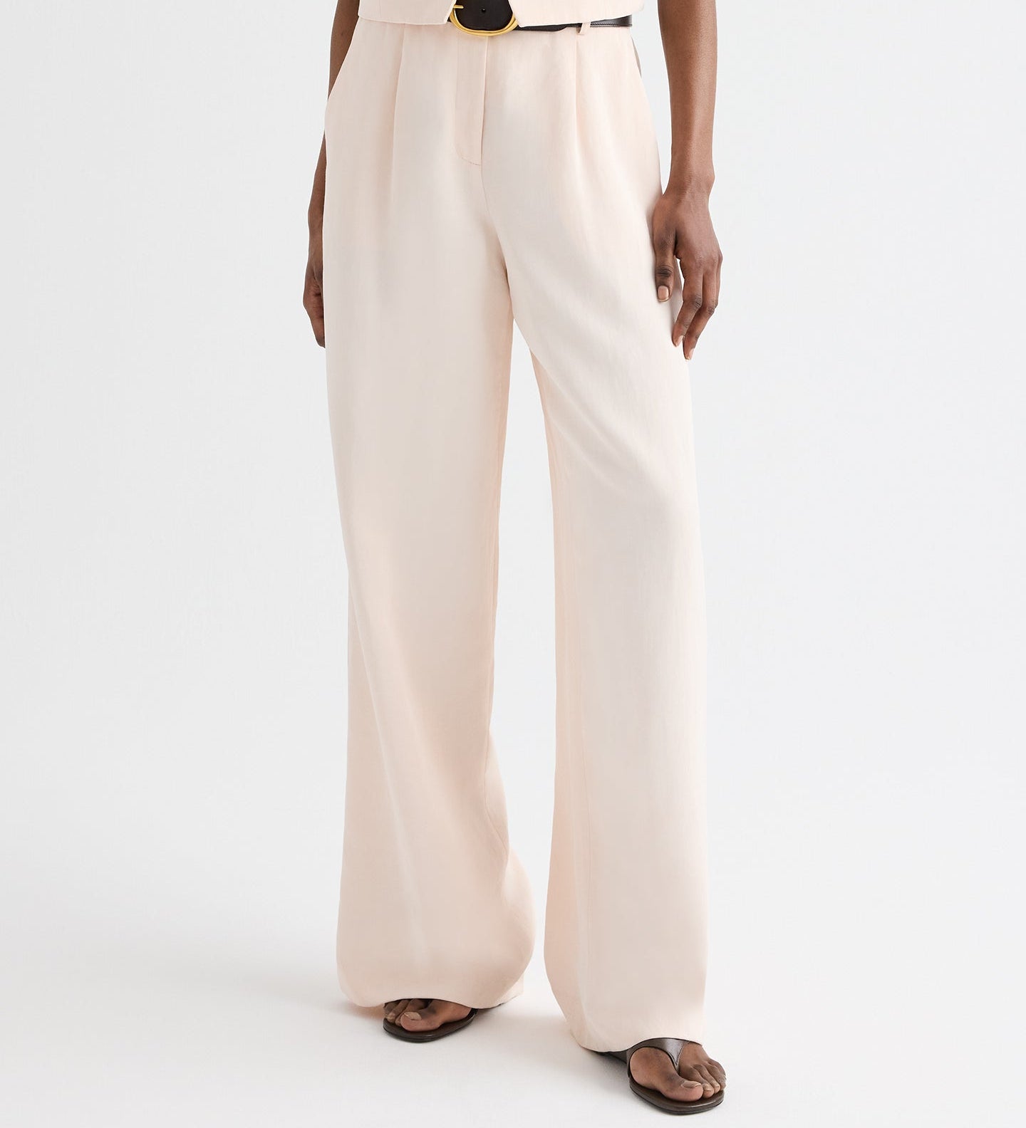 TWP - Hudson St Pant in Coated Viscose Linen