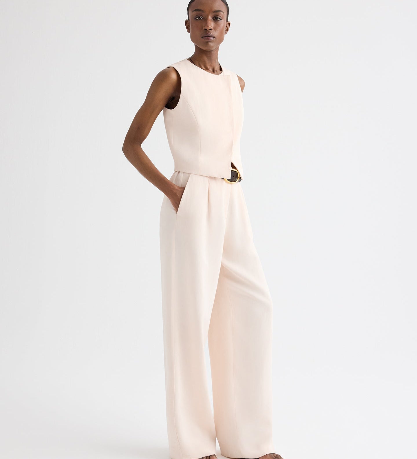TWP - Hudson St Pant in Coated Viscose Linen