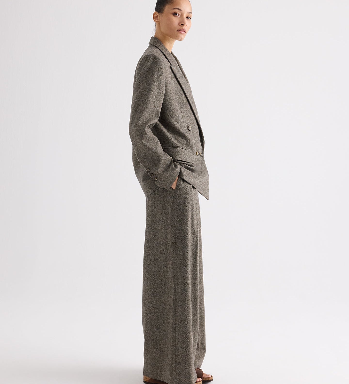 TWP - Avery Pant in Fancy Wool Flannel