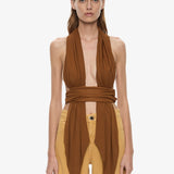 Christopher Esber - Scarf Draped Halter Top