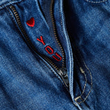 L'AGENCE - Clark Distressed Denim Short