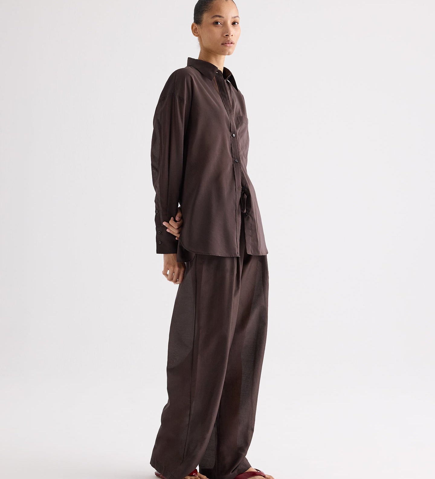 TWP - PJ Pant in Cotton Silk Organza