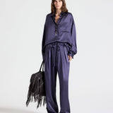 TWP - PJ Pant in Crepe Back Silk Satin
