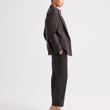 TWP - Roberts Pant in Refined Pinstripe Viscose Wool Suiting