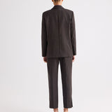 TWP - Roberts Pant in Refined Pinstripe Viscose Wool Suiting