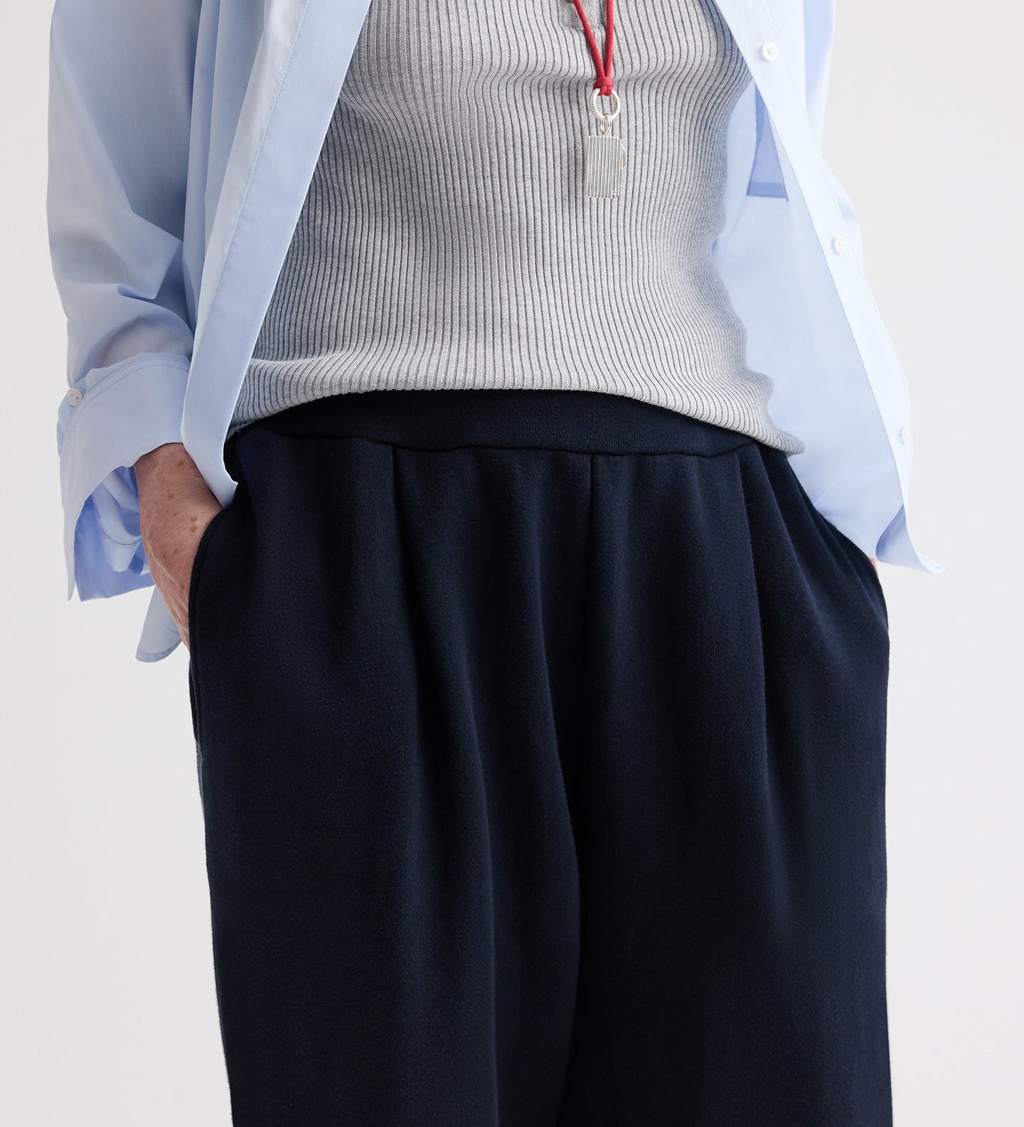 TWP - Pleated Sweatpant in Lightweight Sweatshirt