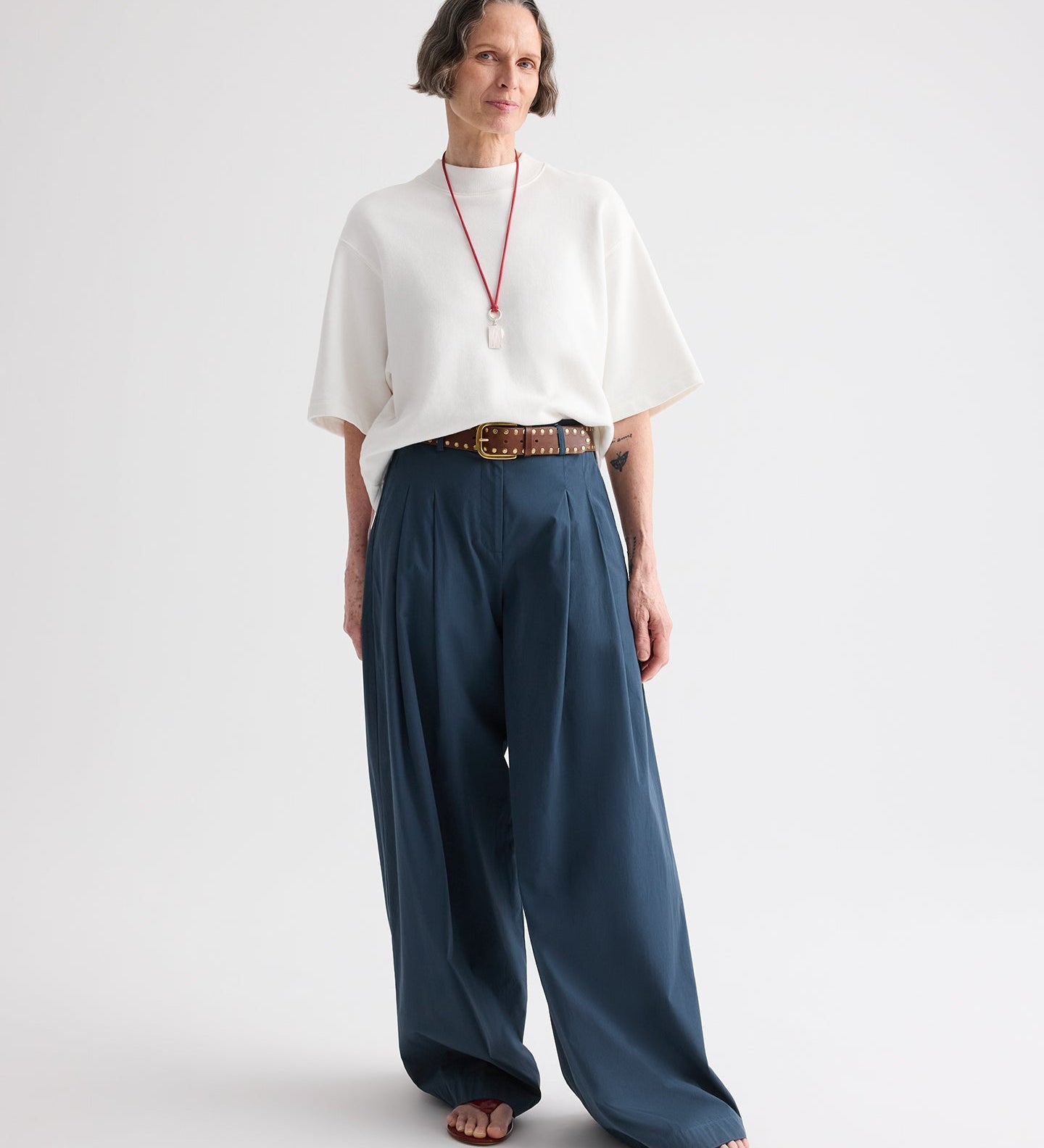 TWP - Next Didi Raw Hem Pant in Cotton Poplin